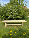 Farmhouse Bench without backrest UK Garden Outdoor Living