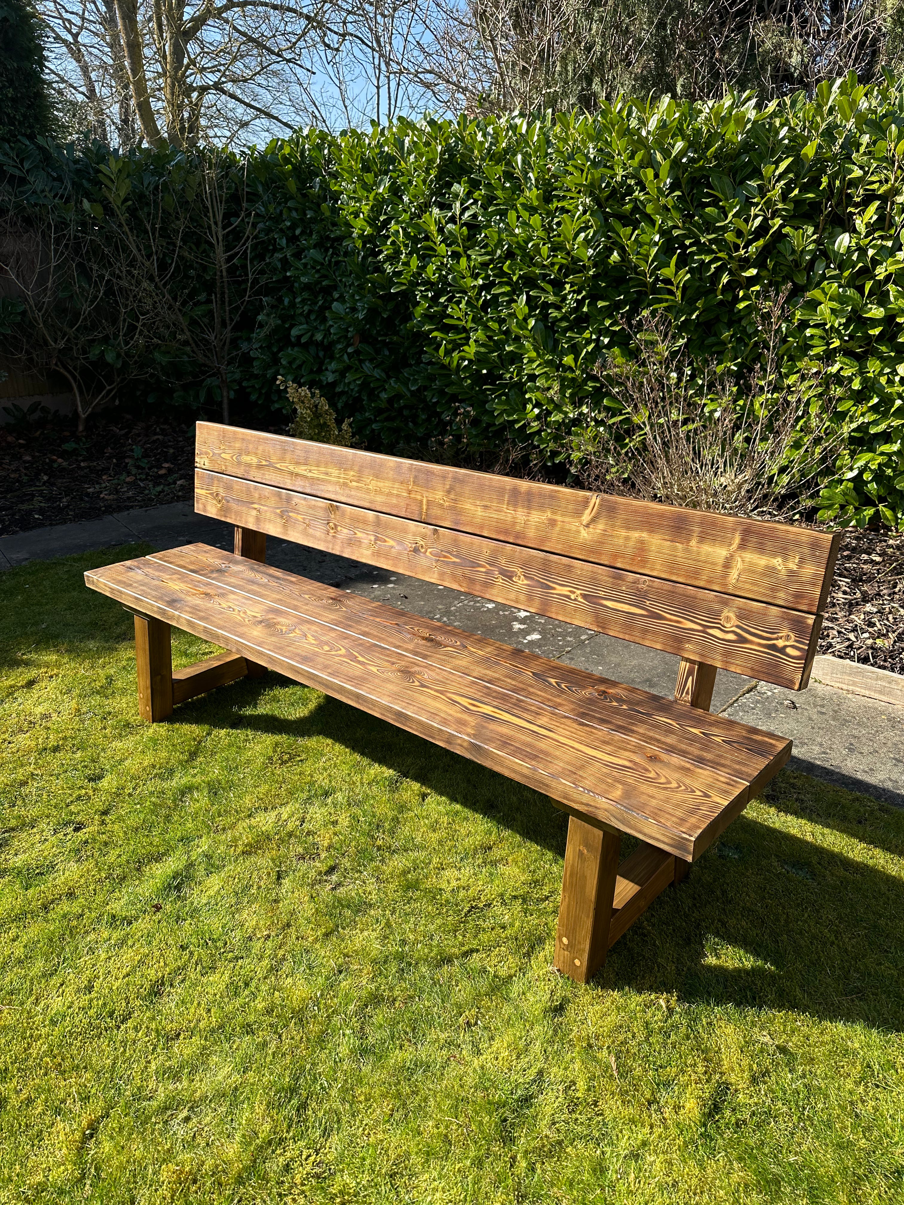 Farmhouse Bench  UK Garden Outdoor Living