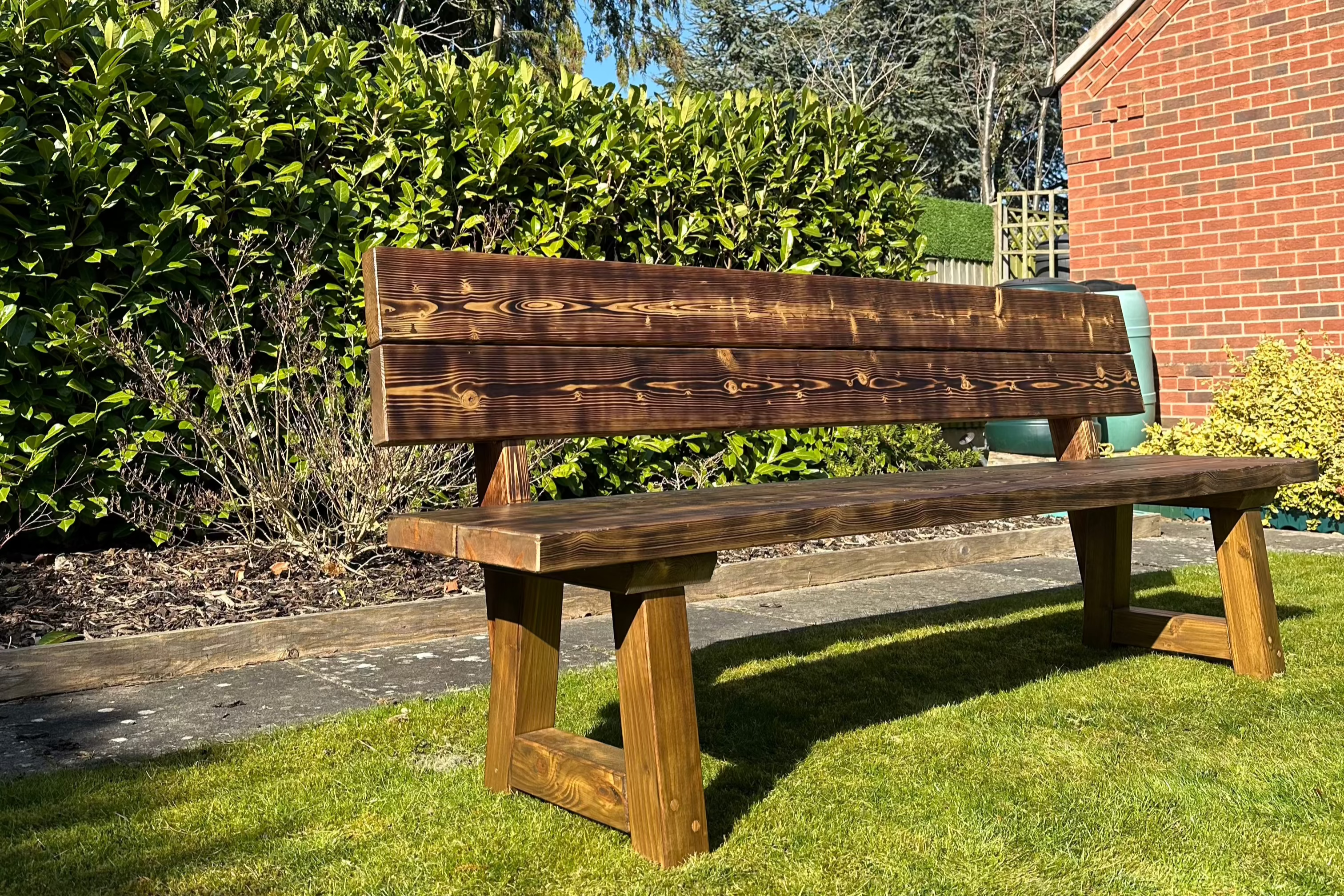 Farmhouse Furniture Set: Shou Sugi Ban Finish