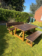Farmhouse Furniture Set: Shou Sugi Ban Finish