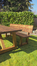 Farmhouse Furniture Set: Shou Sugi Ban Finish